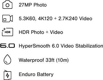 GoPro Hero 11 Black Specs