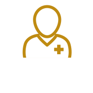 Customer support icon with ICA label.