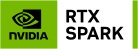 Nvidia RTX Spark logo featuring the green Nvidia eye icon