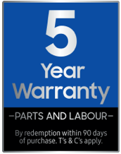 5 Year Warranty