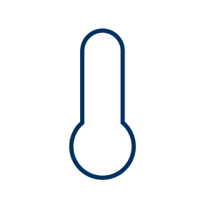 Temperature regulation and adaptable comfort icon