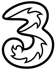 Three Logo. Swith to THREE today and save