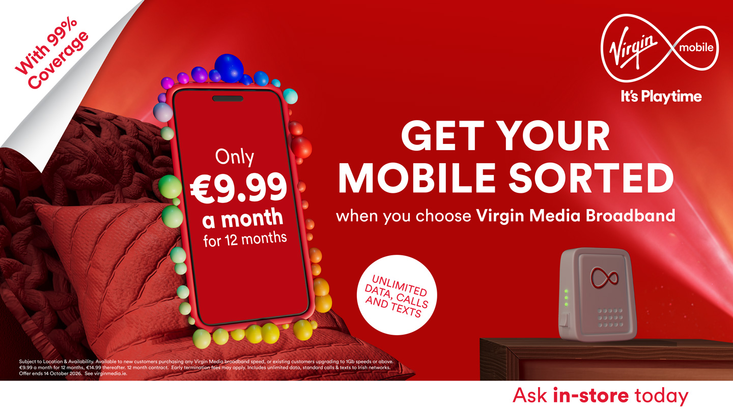 9.99 Euro For The First 12 Months, €15 Per Month For Life Thereafter