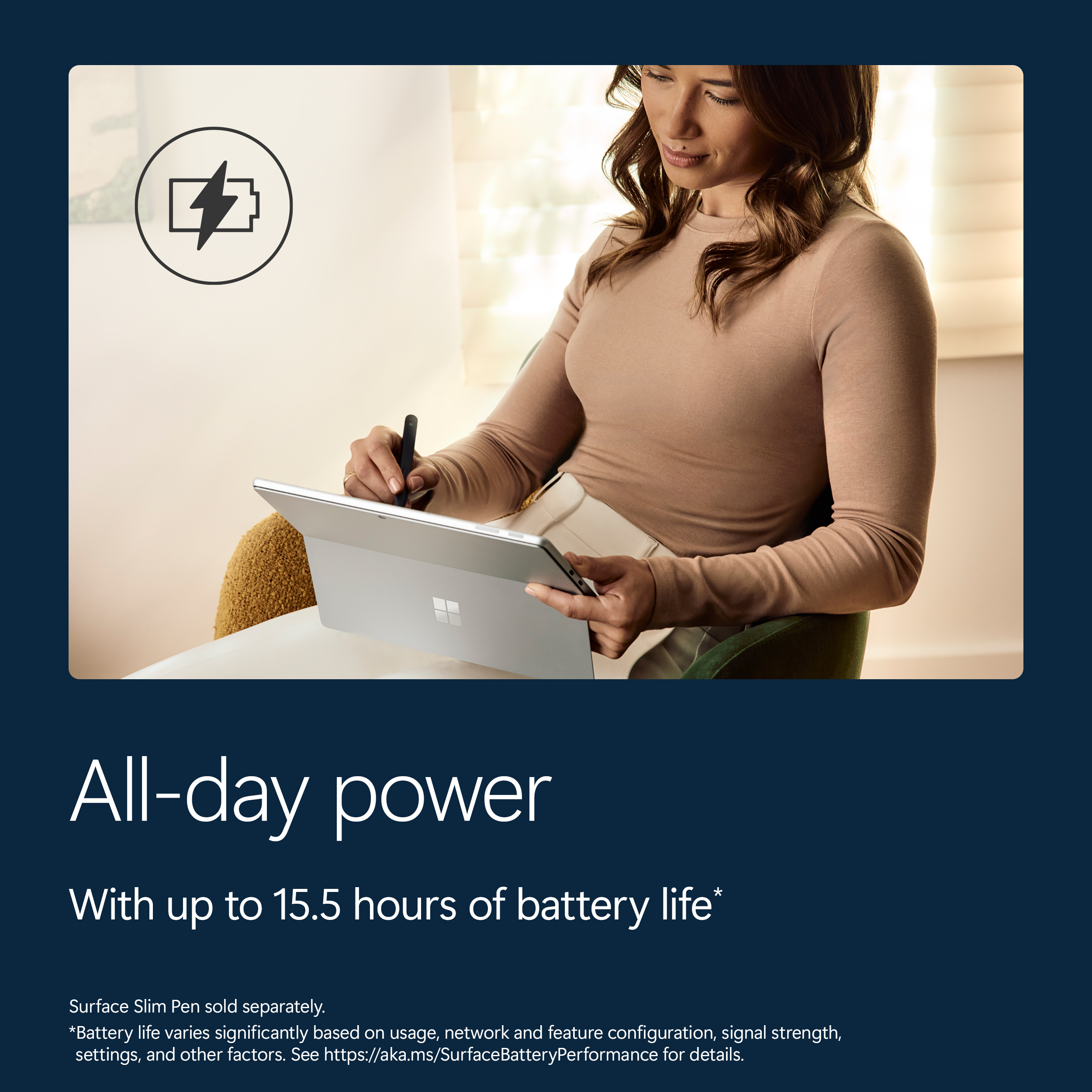 All-day battery life