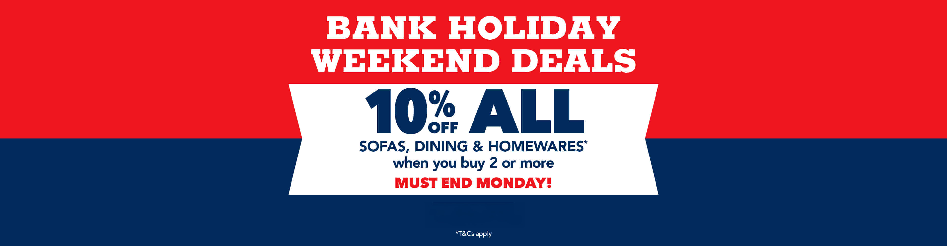 10% Off across furniture and homewares