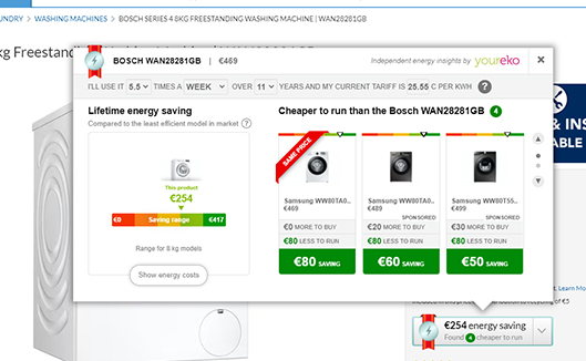 Energy Comparison Tool