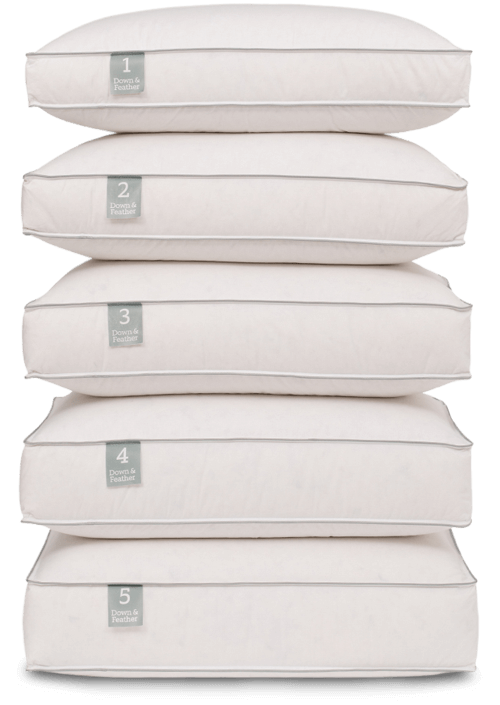 Pillow Number Stack of Premium Visco Pillows