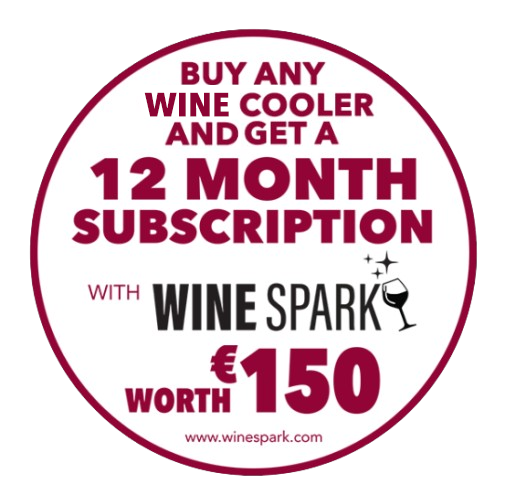 Includes 12 month subscription with Wine Spark worth €150 